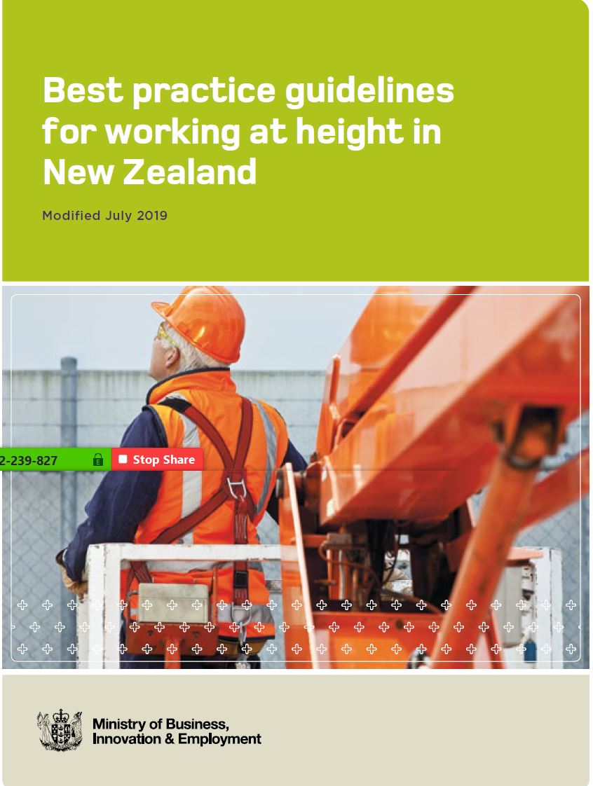 Best Practice Guidelines NZ For Working At Heights
