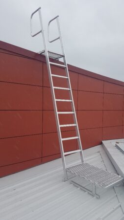 Safety Ladder on Roof