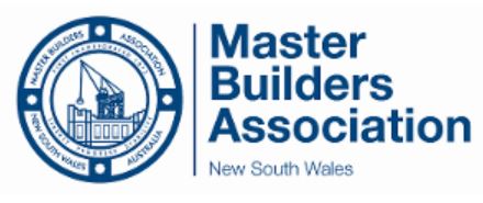 Master Builders NSW logo
